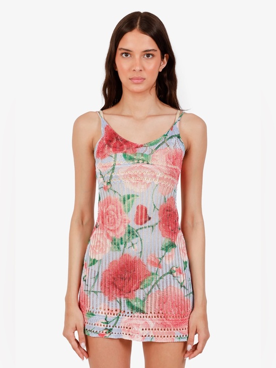 Loewe Dresses & Skirts - Loewe x Paula’s Ibiza Rose Knit Dress XS